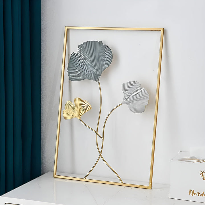 Nordisches Blatt-Wandobjekt, moderne & minimalistische Wandkunst für Wohnzimmer, Schlafzimmer, Büro.