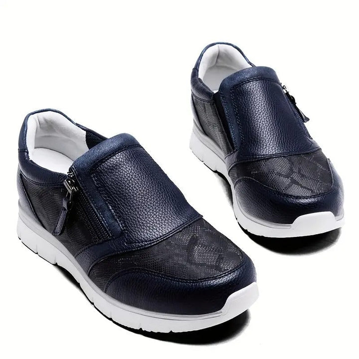 Atmungsaktiver Damen Komfort Sneaker aus leichtem Material, perfekt für bequeme Alltags- und Freizeitaktivitäten.