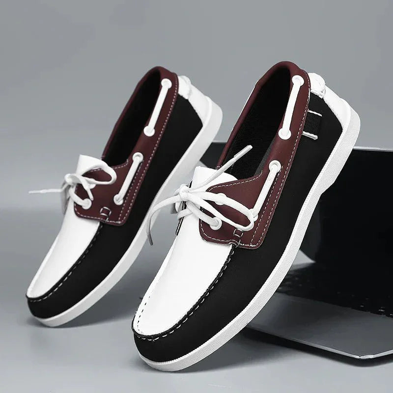 Bequeme Slip-on Herrenschuhe mit dämpfender Komfortsohle für optimalen Tragekomfort.