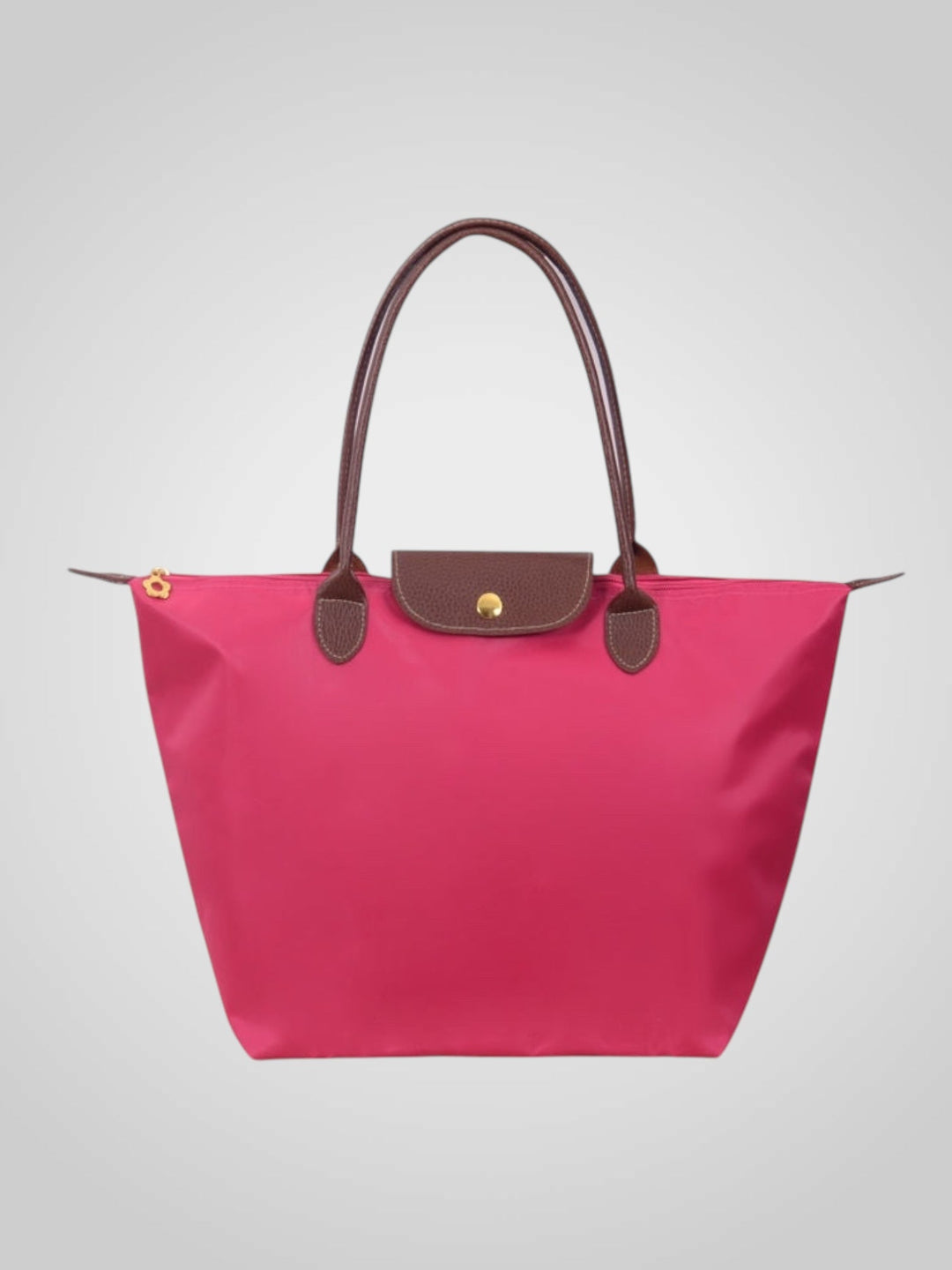 Schicke Damen Schultertasche in Beige, mittelgroß, mit praktischer Verschluss für den täglichen Gebrauch.