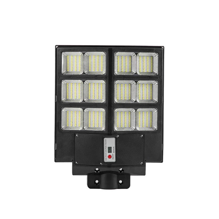Detaillierte Ansicht der Solvion 600 Solar-LED-Lampe, robustes Gehäuse, wetterfest für den Einsatz im Außenbereich.