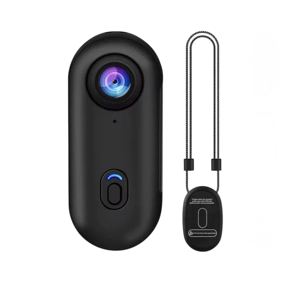 Diskrete Mini-POV-Kamera für unauffällige Full HD Videoaufnahmen. Ideal für Reise, Sport und immersive Erlebnisse.