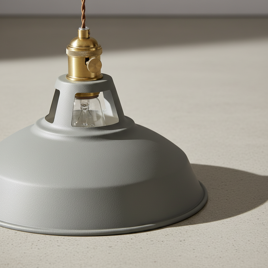 Retro-Hängelampe aus Metall, industrielles Design, perfekte Vintage-Beleuchtung für Küche oder Bar. Esszimmerlampe.