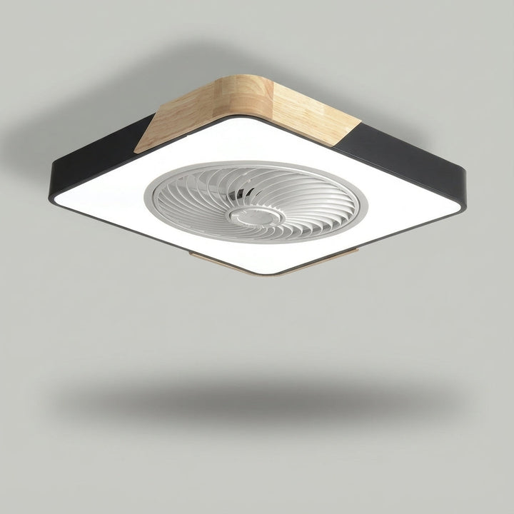 Breezora: Moderner LED Deckenventilator mit integrierter Beleuchtung, energieeffizient und fernsteuerbar.