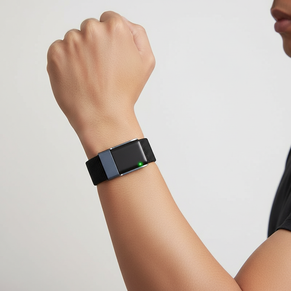 Elegante FitBuddy Smartwatch roségold für Damen, wasserdicht. Herzfrequenz- & Gesundheitstracker, Bluetooth Sportuhr.