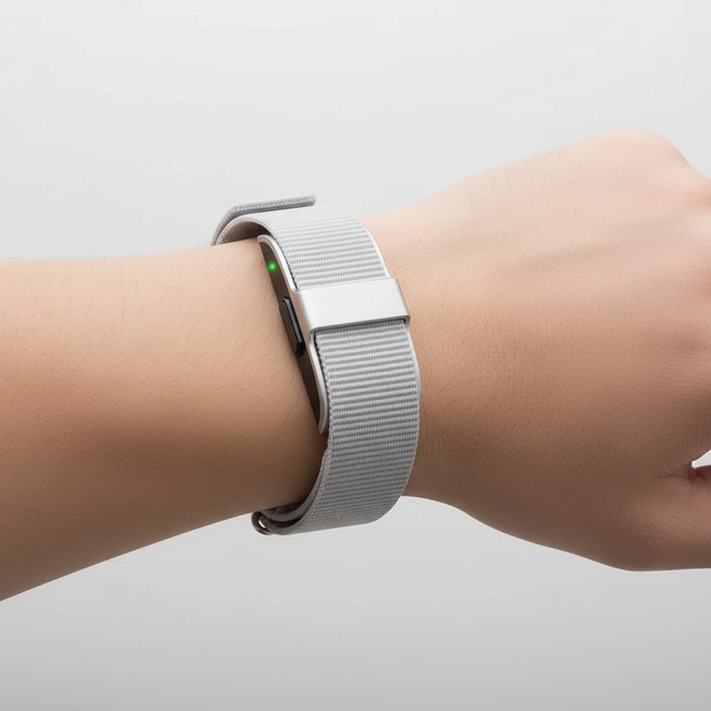 FitBuddy Smartwatch am Handgelenk. Zeigt Nachrichten & Anrufe. Bluetooth, wasserdicht, Aktivitätstracker für Alltag.