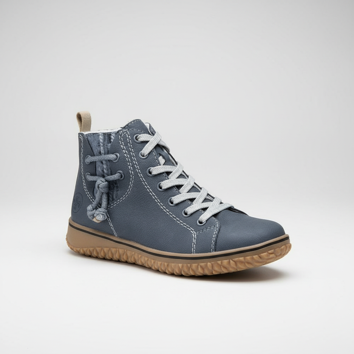 Stilvolle Damen Winterstiefel "Monika": Modische, gefütterte Stiefel für Damen, perfekt für Wintermode & Alltag.