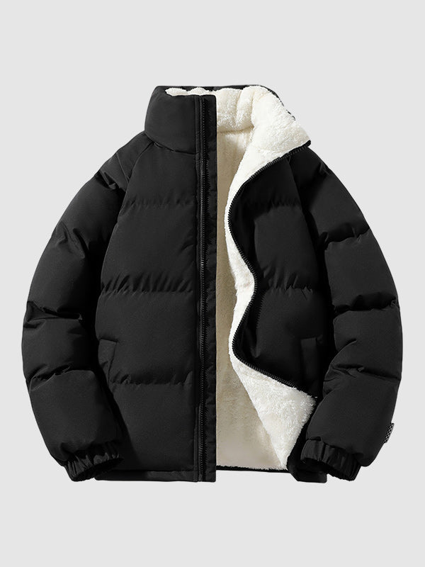 Gefütterte Herren Pufferjacke Johan. Warme Winterjacke für Eleganz & optimalen Kälteschutz im Alltag.