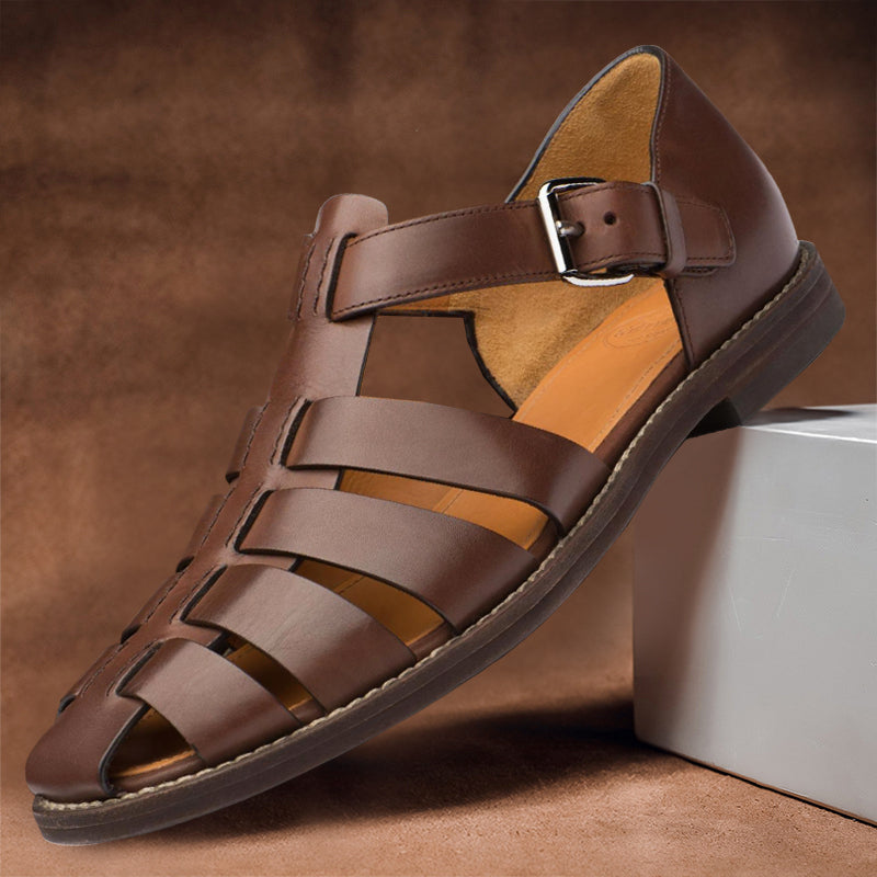Komfortable Herren Sandalen mit guter Dämpfung, rutschfest, perfekt für lange Spaziergänge im Sommer.