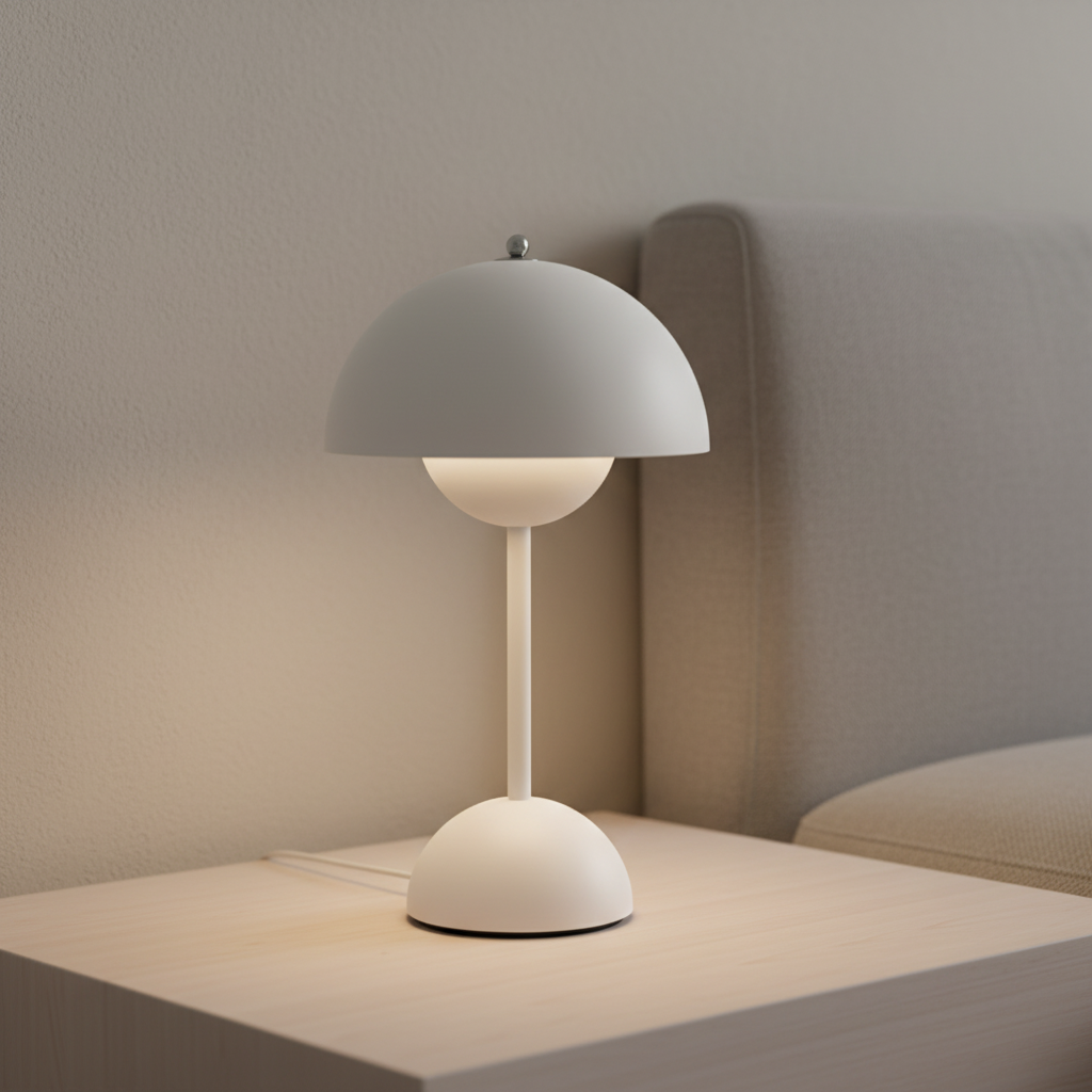 Dimmbare kabellose LED Tischlampe Moonlyte. Modernes Stimmungslicht für Wohn- & Schlafzimmer.