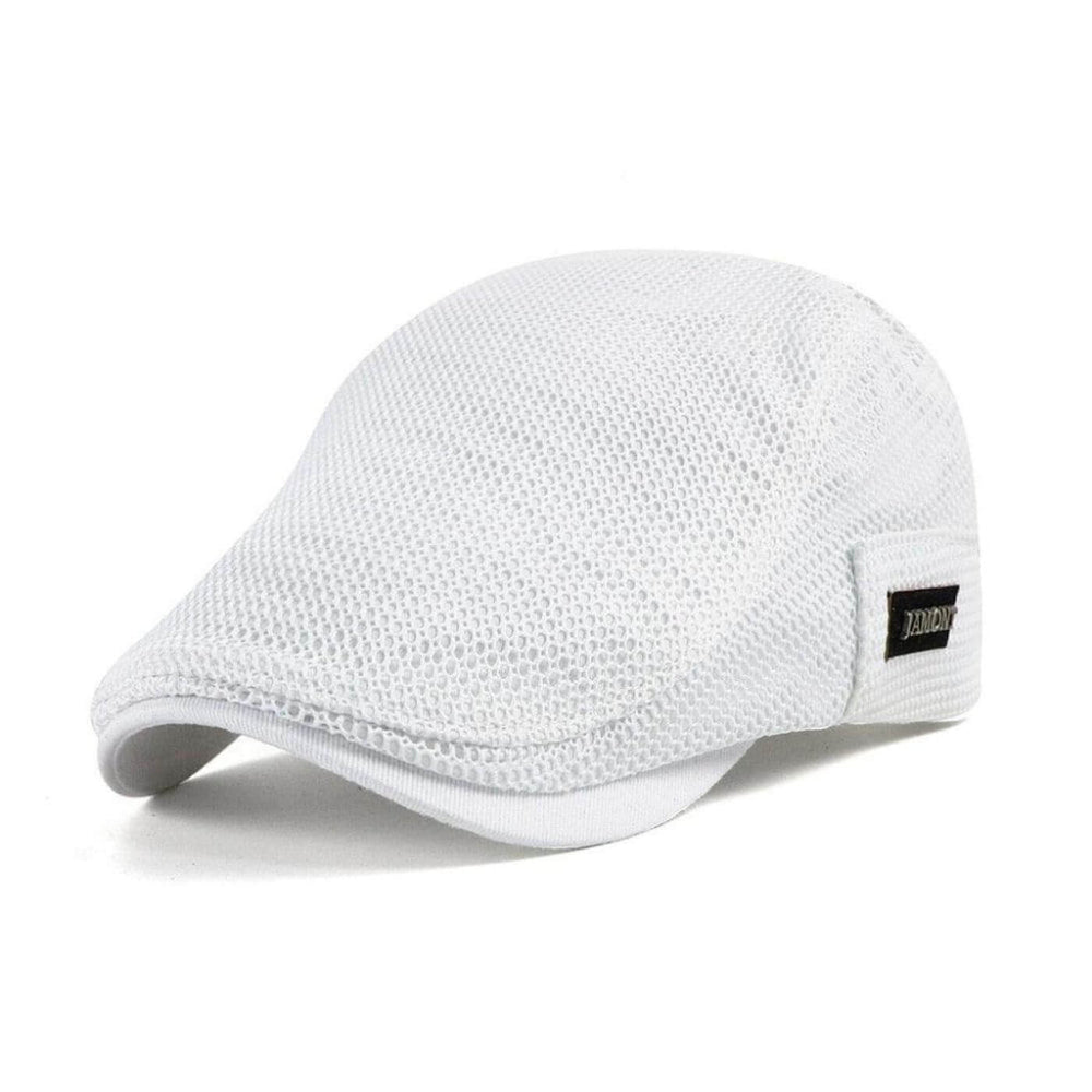 Dunkle atmungsaktive Herren Mesh-Kappe, ideal für Sport, Alltag & Sommer. Mit verstellbarem Riemen.