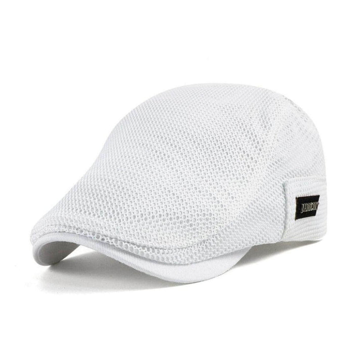 Dunkle atmungsaktive Herren Mesh-Kappe, ideal für Sport, Alltag & Sommer. Mit verstellbarem Riemen.