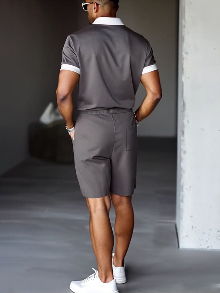Komfortables Herren Karo Outfit, atmungsaktiv & lässig, perfekt für den modernen Mann.