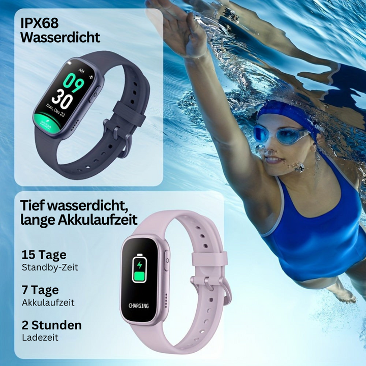 Bunte KidoTrack Unisex Smartwatch. Wasserdichter Aktivitätstracker für jugendliche Abenteurer.