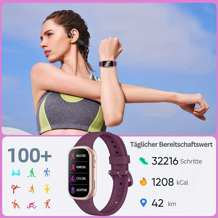 Outdoor-taugliche KidoTrack Kinder-Smartwatch. Ein wasserdichter Aktivitätstracker für aktive Kids.