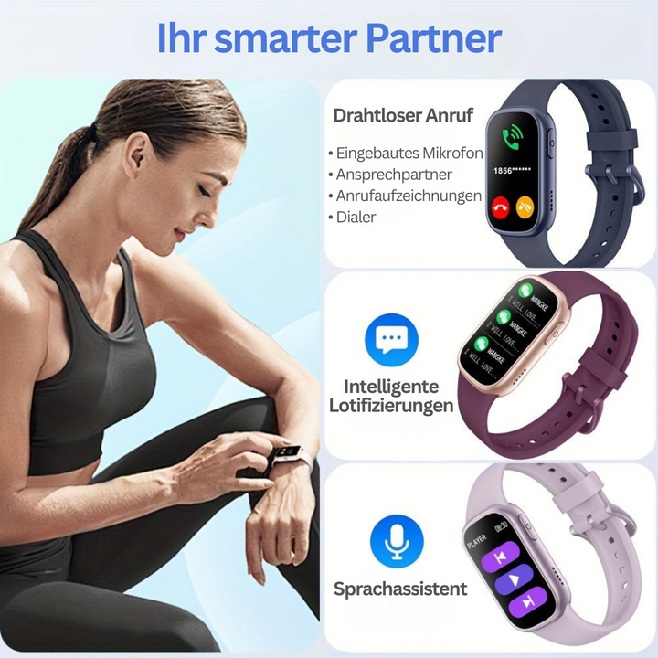 Nahaufnahme: KidoTrack Kinder-Smartwatch mit klarem Display. Die ideale Kinderuhr für Sicherheit & Spaß.