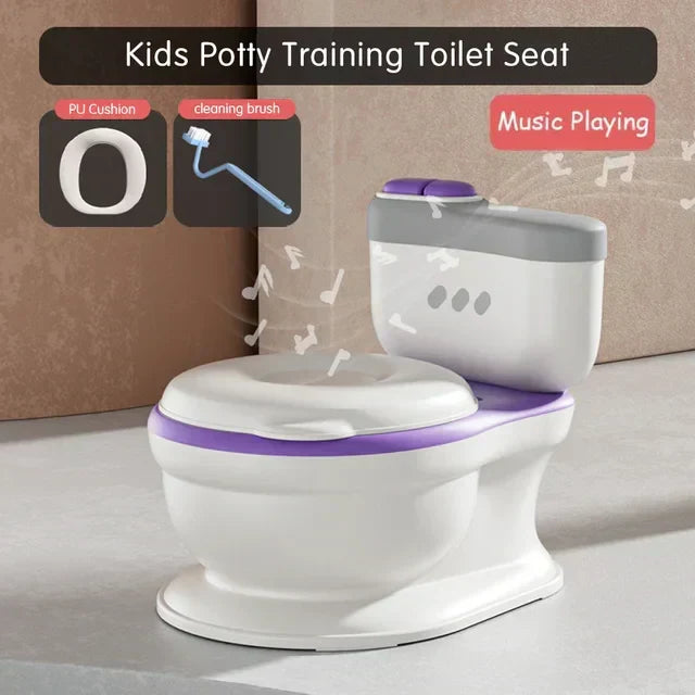 Kindertöpfchen mit ergonomischem Komfort und Musik. Idealer Trainingssitz für Kleinkinder im Töpfchentraining.