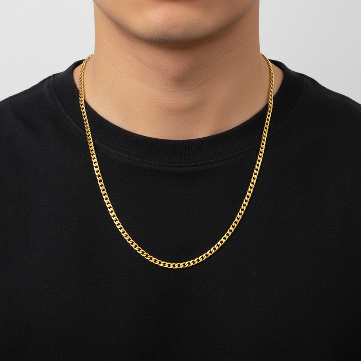 Vielseitige Herrenkette "StyleChain", edel, robust, wasserfest, passend als Männerschmuck für jeden Stil.