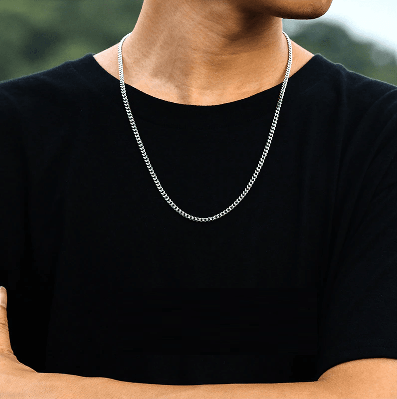 Hochwertige, robuste, wasserfeste Herrenkette "StyleChain", langlebiger Klassiker im Herrenschmuck-Sortiment.