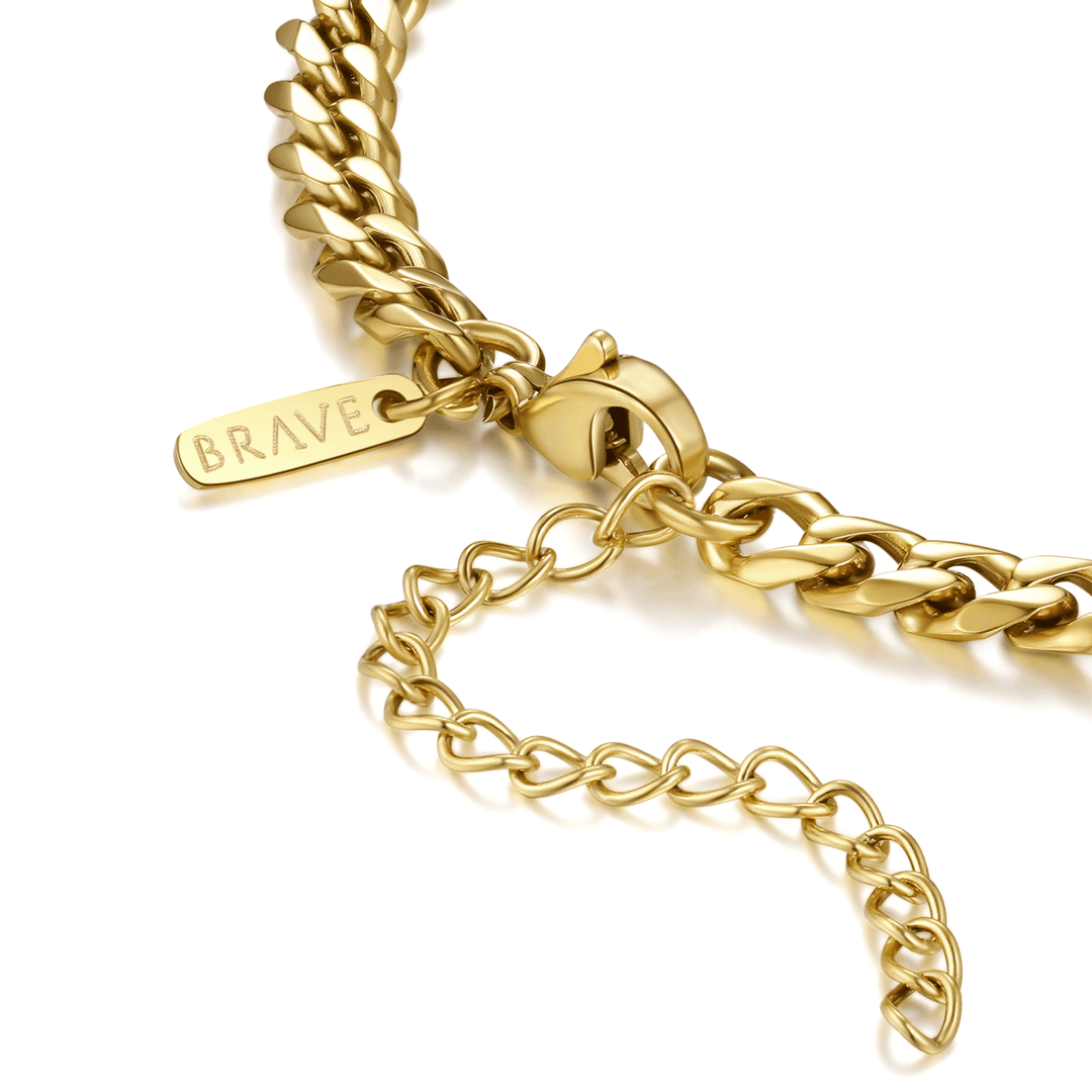 Detailaufnahme der edlen Herrenkette "StyleChain", hochwertiger und robuster Männerschmuck.