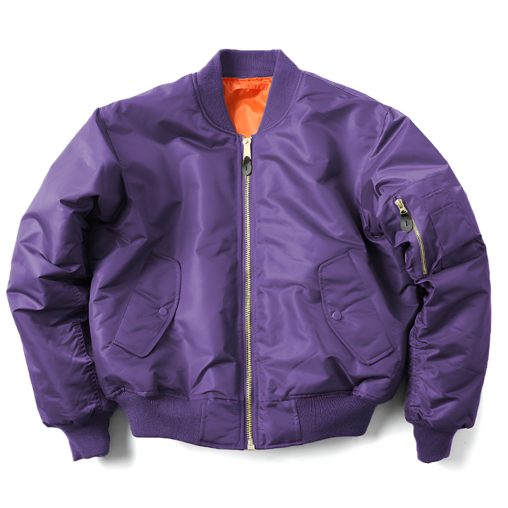Vielseitige, klassische Unisex Bomberjacke Nicole, bequem für Herren & Damen, modische Freizeitjacke.