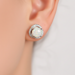 Weißer Opal Und Silber