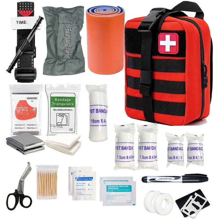FieldMedic Notfall-Kit für Notfallvorsorge, Outdoor & Reisen. Kompaktes Erste-Hilfe-Set für jede Situation.