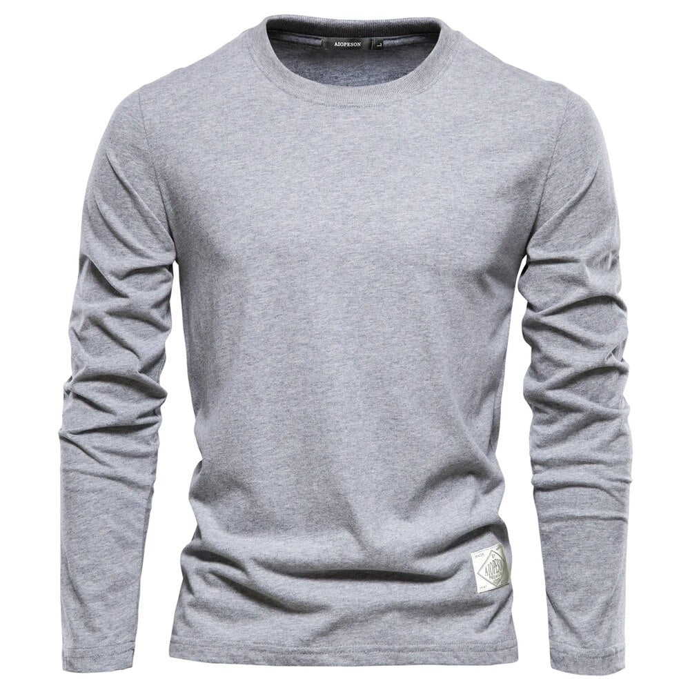 Herren Langarmshirt Joris aus 100% Baumwolle. Bequem, atmungsaktiv & perfekt für mühelosen Komfort.