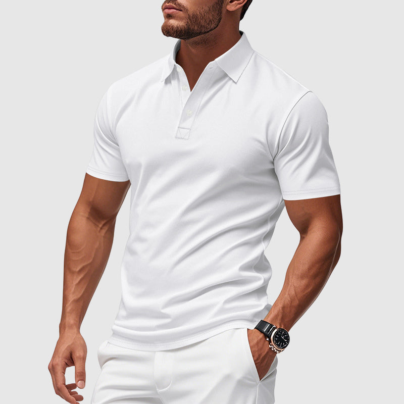 Formstabiles Herren-Poloshirt für hohen Tragekomfort. Perfekt für Business und Freizeit im Sommer.