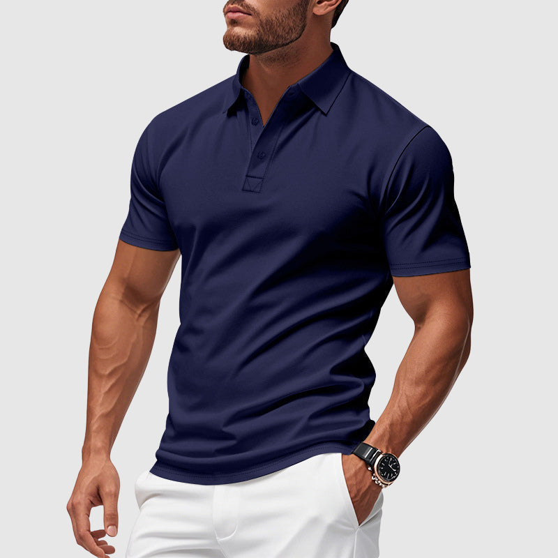 Herren-Poloshirt kurzarm, sportlich & atmungsaktiv. Ideal für Sommer und Freizeit.