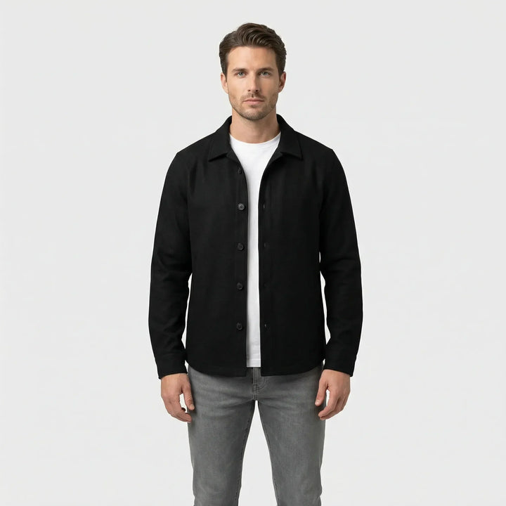 Herren Langarm Overshirt Pablo: Robuste, stilvolle Casual Jacke mit Brusttaschen für den modernen Schichtlook.