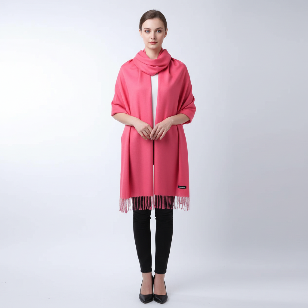 Perfekter Herbstschal: Langer Damen-Kaschmirschal, weich und warm, für gemütliche und stilvolle Tage.