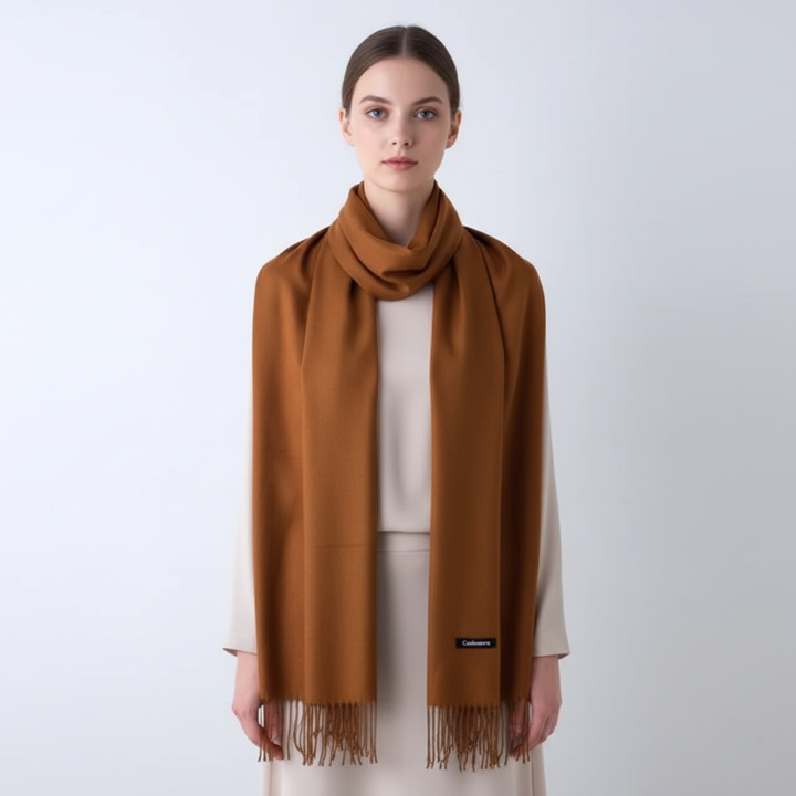 Eleganter Damen-Kaschmirschal, lang und vielseitig, das perfekte Accessoire für stilvolle Outfits.