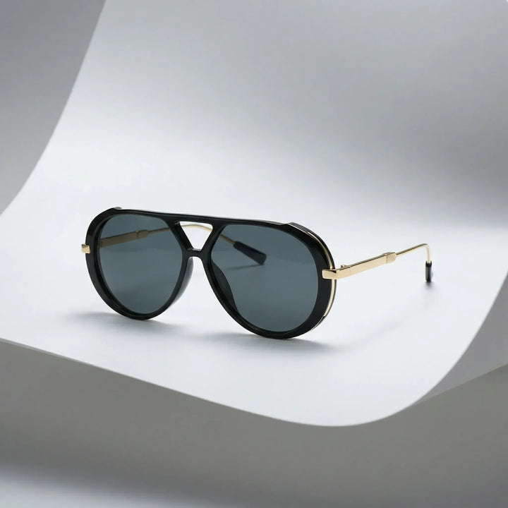 Optimaler UV400 Schutz mit Damen Aviator Sonnenbrille Layla. Leichtgewicht & stylisches Retro Damen Accessoire.