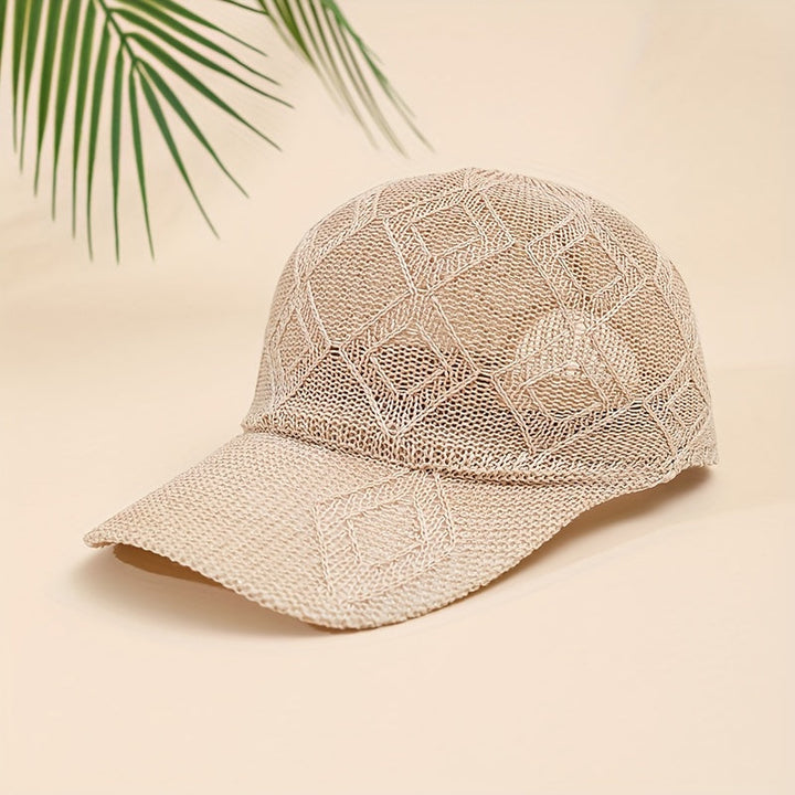 Modische Damen Sommer Schirmkappe (Khaki), leicht & atmungsaktiv. Ein cooles Accessoire für Freizeit und Sport.