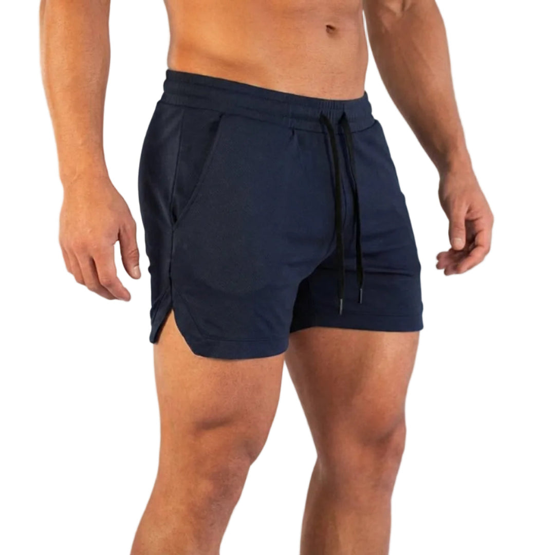 Herren Trainingsshorts mit Kordelzug & Seitentaschen, leicht & bequem für Sport, Fitness & Alltag.