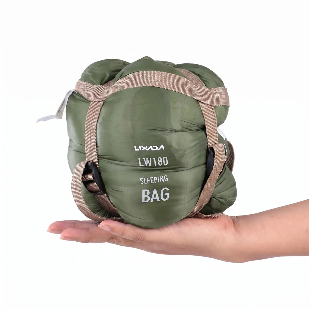 Vielseitiger Deckenschlafsack für Erwachsene, leicht & bequem für Camping, Outdoor und Reisen.