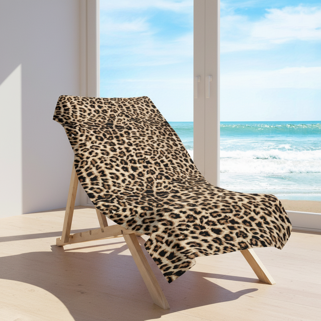 Schnelltrocknendes, leichtes Mikrofaser-Strandtuch in leuchtender Farbe, ideal für Strand & Pool.