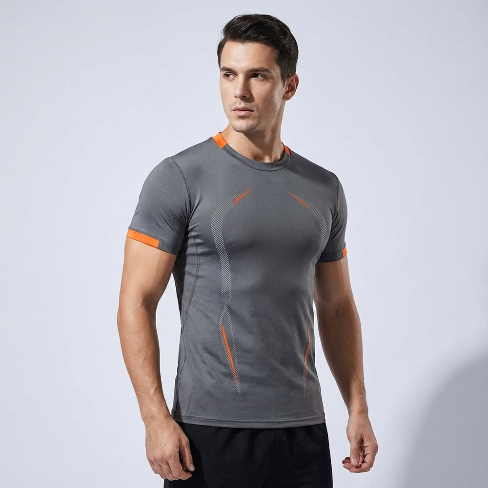 Atmungsaktives Herren Trainingsshirt – Schnelltrocknend & bequem für Laufsport und Athletik.