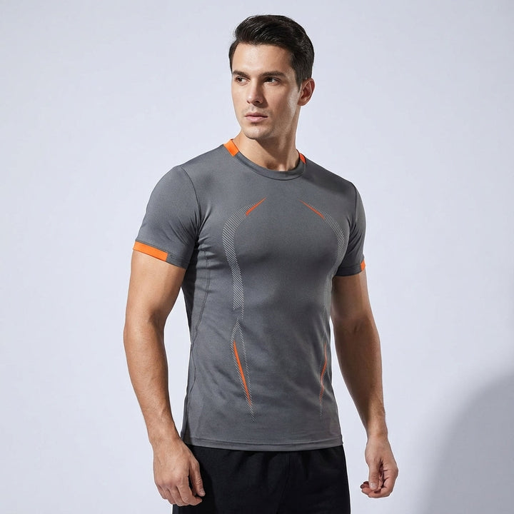 Atmungsaktives Herren Trainingsshirt – Schnelltrocknend & bequem für Laufsport und Athletik.
