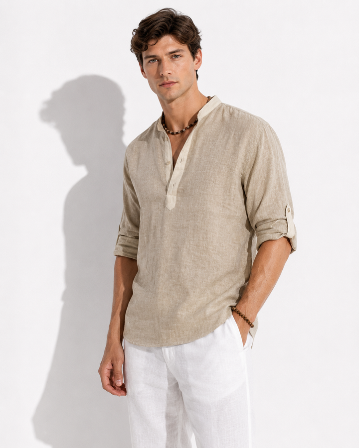 Bequemes Herren Langarmshirt für Freizeit & Alltag. Vielseitiges Männer Oberteil für lässige Styles.