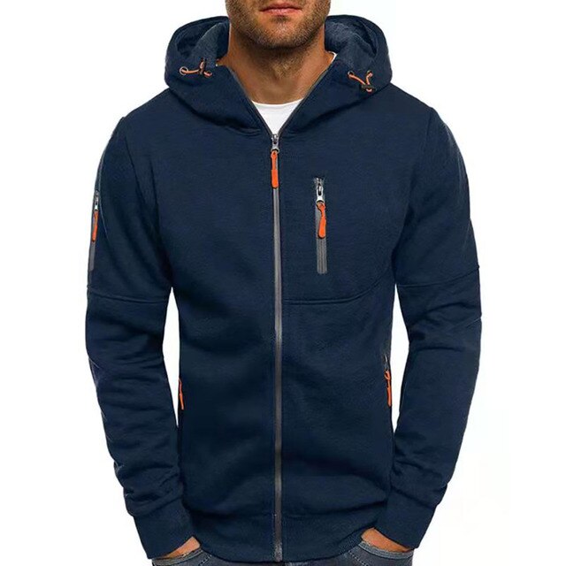 Bequeme Herren Reißverschlussweste: funktionale Tech-Weste für Frühling/Herbst, Outdoor & Freizeitaktivitäten.