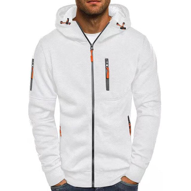 Vielseitige Herren Slim Fit Weste: sportliche Tech-Weste mit Kapuze, perfekt für aktive Tage & Herrenbekleidung.