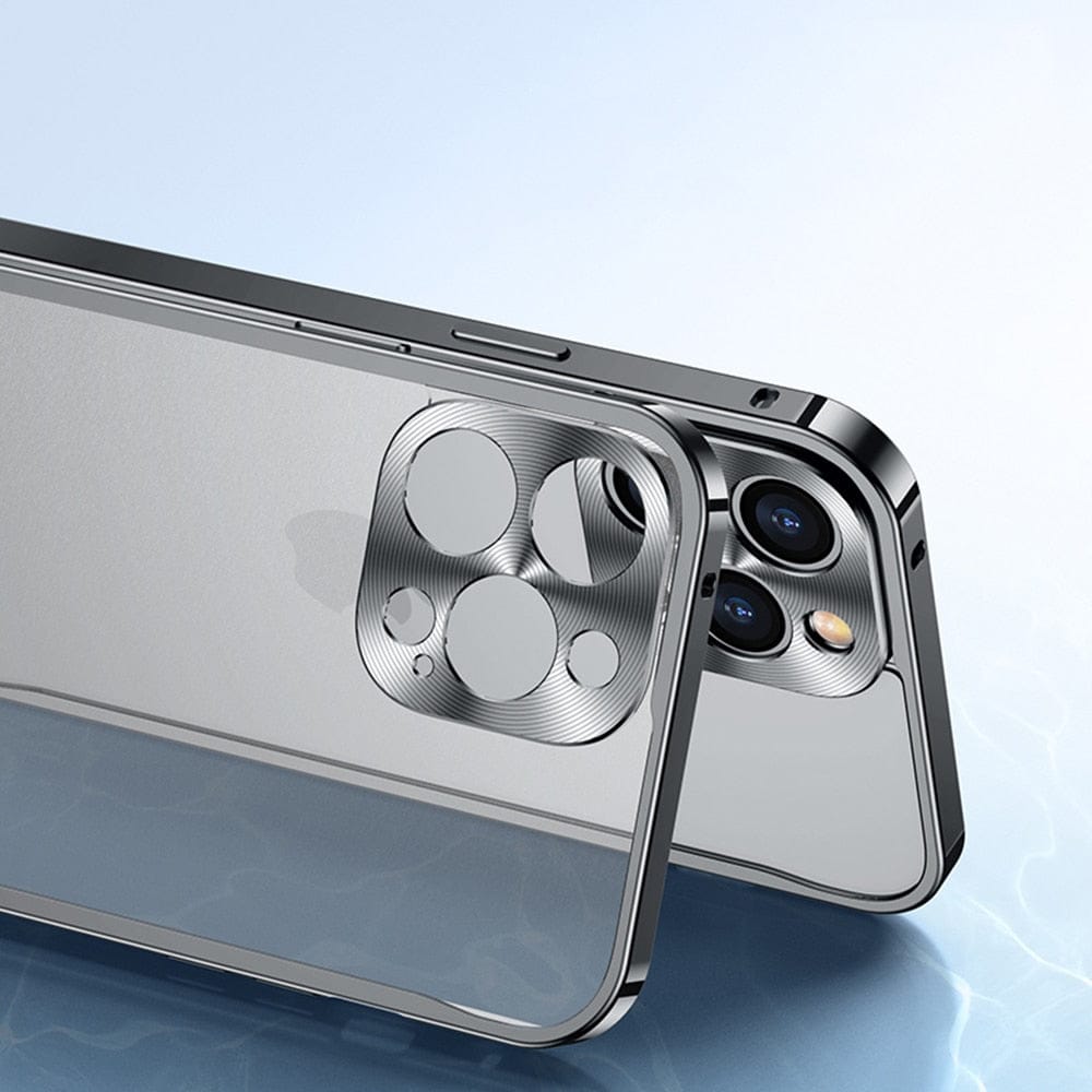 Slim Metall Schutzhülle für Smartphones. Leichtes Design, passgenauer Sitz für optimalen Handyschutz.