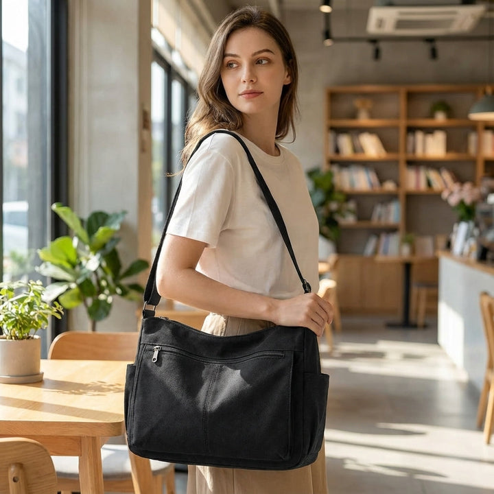 Vielseitige, leichte Laptop-Schultertasche Satchelix für Büro, Uni & Reisen, robust, schützt Notebooks.