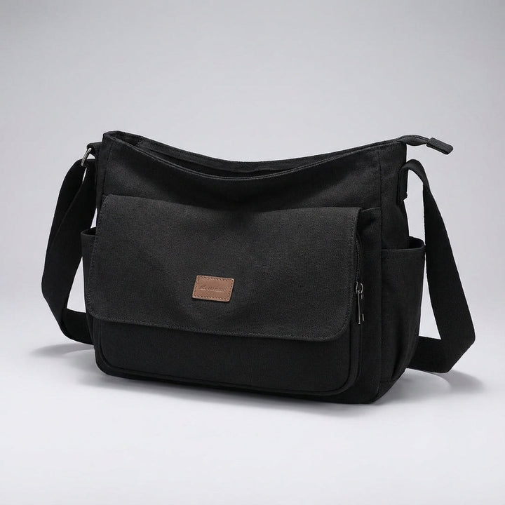 Praktische Laptop Messenger Bag mit vielen Fächern. Optimale Organisation für Arbeit, Uni & Alltag.