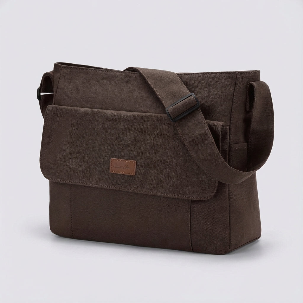 Vielseitige Laptop-Schultertasche für sicheren Transport von Notebooks und Unterlagen im Büro, Uni und auf Reisen.