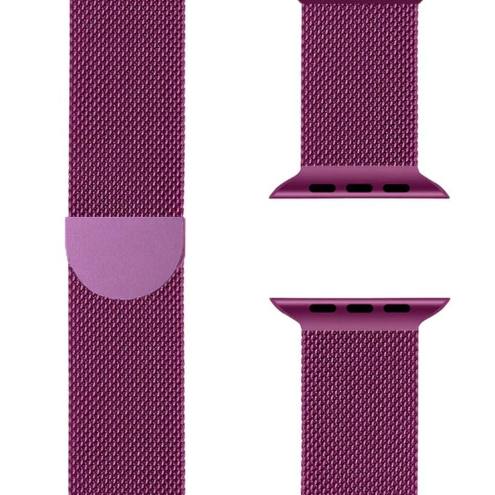 Komfortables unisex Milanaise Apple Watch Armband, keine Druckstellen.