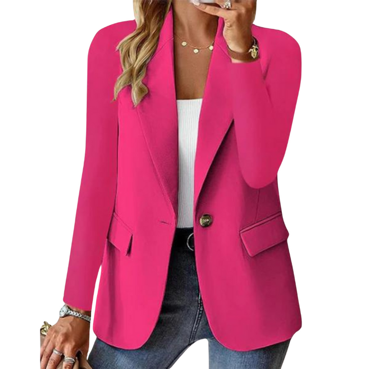 Klassischer Business Blazer für Damen, schick & professionell. Ideal für das Büro & Meetings.