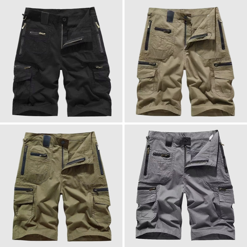 Vielseitige Herren Cargo Shorts mit flexibler Passform, strapazierfähige Freizeithose im taktischen Stil, ideal für Sommer.